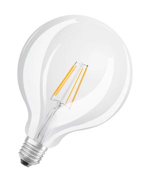 Globe Ø125mm clair filament LED 6.5W 827 E27 Ledvance/Osram