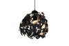 Lustre feuilles noires et or LEAVY de Triolighting